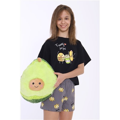 Пижама для девочки Картошка фри арт. ПД-019-046