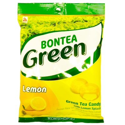 Конфеты с зеленым чаем и лимоном Bontea, 150 г Акция