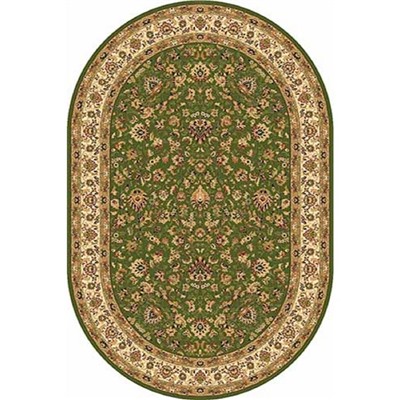 Ковёр овальный Izmir 5471, размер 250 х 500 см, цвет green