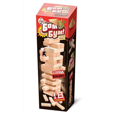 Игра для детей и взрослых "Бам-Бум mini" (02790)  "Десятое королевство"