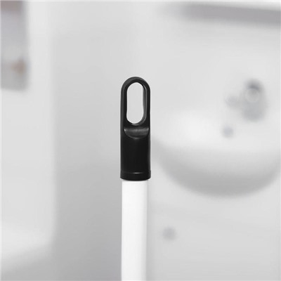 Швабра для мытья пола плоская Доляна, металлическая ручка 119 см, насадка микрофибра 42×12 см, цвет МИКС