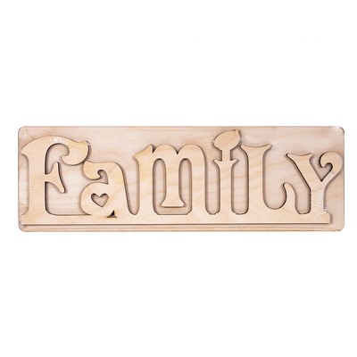 Декоративная табличка "Family"