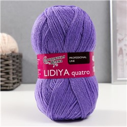 Пряжа Lidiya quatro (Лидия кватро) 50% шерсть, 50% акрил 400м/100гр (272 колокол.)