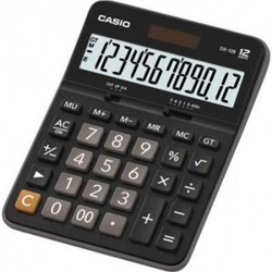 Калькулятор 12 разрядов DX-12B 2 питания 33.2х129х175.5 мм (563823) CASIO {Филиппины}