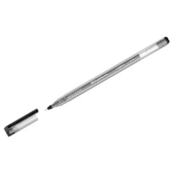 Ручка гелевая Berlingo "Apex" (CGp_05151) черная, 0.5мм., трехгранная, одноразовая