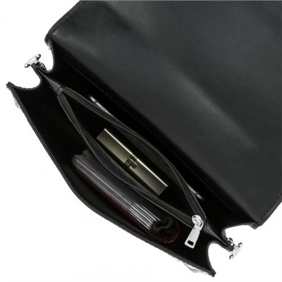 Женская кожаная сумка 1006-1 BLACK