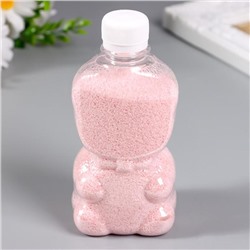 Песок цветной в бутылках "Розовый" 500 гр МИКС