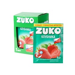 Zuko / Растворимый напиток со вкусом клубники ZUKO (блок 12шт по 25гр)