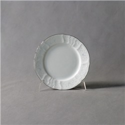 Тарелка десертная Bernadotte, декор «Деколь, отводка платина», 19 см