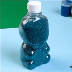 Песок цветной в бутылках "Тёмно-синий" 500 гр МИКС