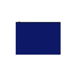 Папка на молнии В5 ErichKrause "Diamond Total Blue" (55090) полупрозрачная синяя