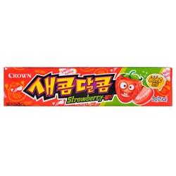 Жевательная конфета со вкусом клубники Crown, Корея, 29 г