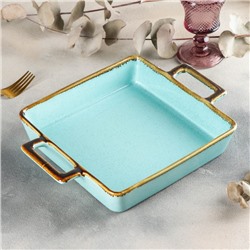 Блюдо для запекания «Сапфир», 31×23×5 см, цвет голубой