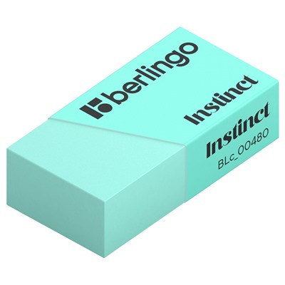 Ластик Berlingo "Instinct" (BLc_00480) термопластичная резина, 40*20*10мм, цвет в ассорт.