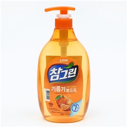 Средство для мытья посуды с экстрактом японского мандарина «Chamgreen», 965 мл (1кг)