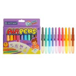 Фломастеры - блопены 10 цветов Centropen 1500/10 AirPens Pastel Colours