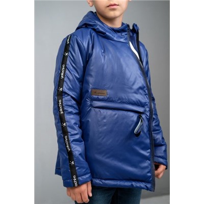Куртка-анорак для мальчика синий