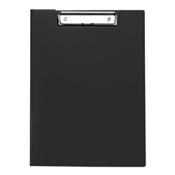 Доска-планшет с зажимом и крышкой OfficeSpace, пластик (245659) черная