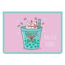 Папка для тетрадей А4 на молнии сверху 32,5х23х5,5 см ПМ-А4-29 "MAGIC BUBBLE" Пчелка {Россия}