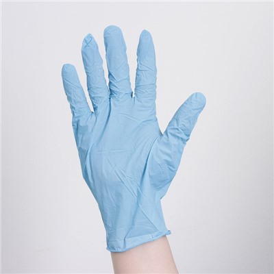 Перчатки нитриловые нестерильные неопудренные, размер XL, 180шт/уп, цвет синий