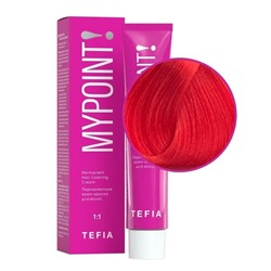 TEFIA Mypoint 8.5 Перманентная крем-краска для волос / Светлый блондин красный, 60 мл