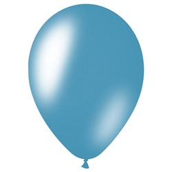 Шарик воздушный MESHU 12", 30см, металлик, голубой (MS_55821)