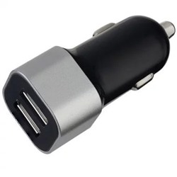 Зарядное устройство автомобильное Perfeo (I4620) 2 выхода USB 3.1А, черное