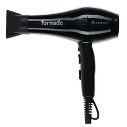 Dewal Профессиональный фен для волос / Tornado 03-8010, черный, 2300 Вт