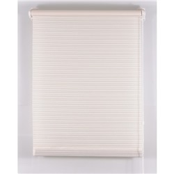 Рулонная штора «Зебрано», размер 40х160 см, цвет белый