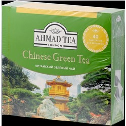 AHMAD. Китайский зеленый чай 72 гр. карт.пачка, 40 пак.