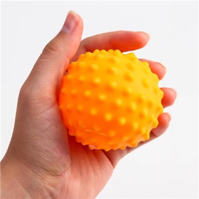 Подарочный набор массажных развивающих мячиков «Мишка Тишка», 3 шт.,