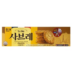 Бисквитное печенье "Сабле" Haitai, Корея, 84 г. Срок до 22.04.2022. АкцияРаспродажа