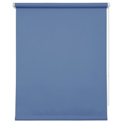 Рулонная штора «Плайн», 85х175 см, цвет голубой