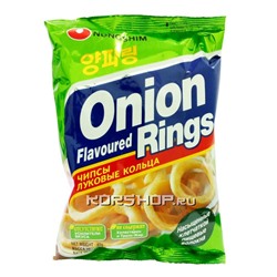 Чипсы Луковые кольца Нонг Шим/Onion rings Nongshim, Корея, 40 г