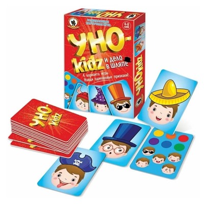 Игра карточная "УНОkidz. Дело в шляпе" (04690)