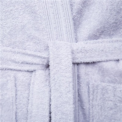 Халат махровый LoveLife "Royal" цвет серый размер 42-44 (S) 100% хлопок, 330 гр/м2