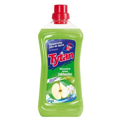 Универсальная жидкость для мытья TYTAN «Зеленое яблоко», 1, 25 л