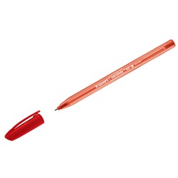 Ручка шар. Luxor "InkGlide 100 Icy" (16703) красная, 0.7мм, трехгранный корпус