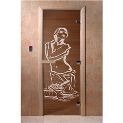 Дверь «Искушение», размер коробки 200 × 80 см, правая, цвет бронза