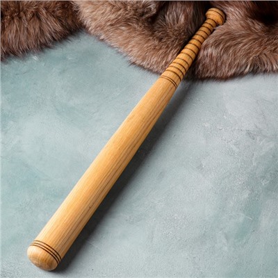 Сувенирное деревянное оружие "Бита бейсбольная", массив дуба, 62 см