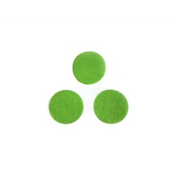 Фетровые кружочки (цвет светло зеленый) 20мм