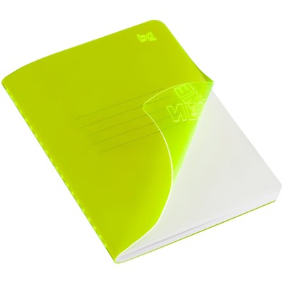 Книжка записная А6  60л. "Neotone. Желтая" (NA6t50d_61085, "BG") пластиковая обложка, тиснение, блок в точку 80г/м
