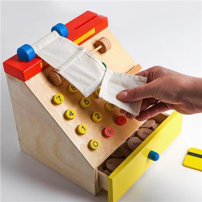 Детская развивающая игрушка «Касса» 22×22×22 см
