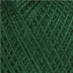 Нитки для вязания Ирис 100% хлопок 25 гр 150 м цвет 3807 темно-зеленый