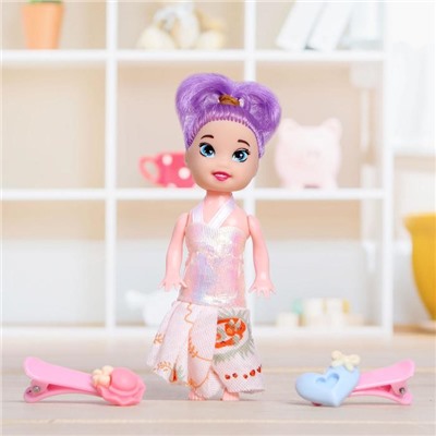 Куколка-сюрприз Surprise doll с заколками, МИКС