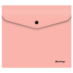 Папка с кнопкой А5+ Berlingo "Instinct" фламинго (EFb_05513) 200мкм