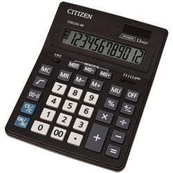 Калькулятор настольный CITIZEN Business Line CDB1201-BK, 12-разрядный, 157*200*35мм, дв.питание