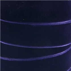 Лента бархатная 6 мм TBY LB0659 цвет т-фиолетовый 1 метр