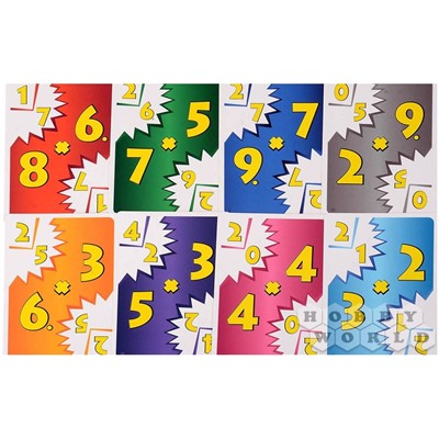 Игра настольная MAGELLAN "7 на 9 multi" карточная игра на развитие навыков умножения (MAG09951) возраст 9+