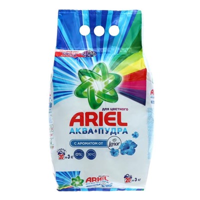 Стиральный порошок Ariel Color "Воздушная свежесть", автомат, 3 кг